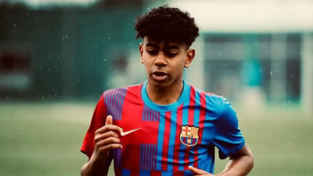 Barcelona youth sensation Lamine Yamal.