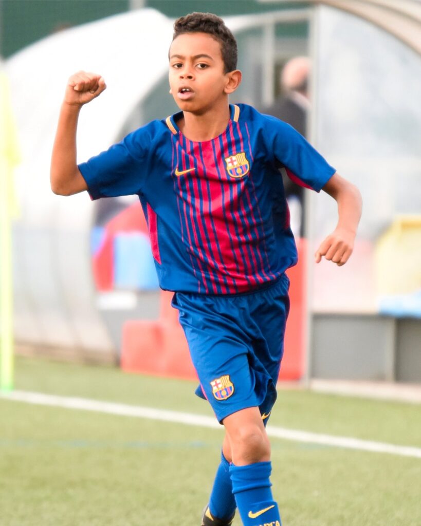 Young Spanish Football Star Lamine Yamal.