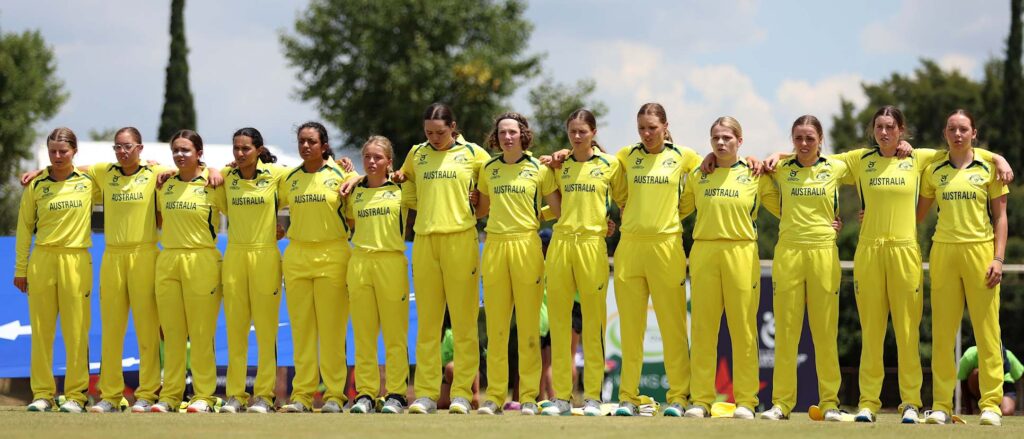 The Australia Women's Cricket Teams Group Photo.