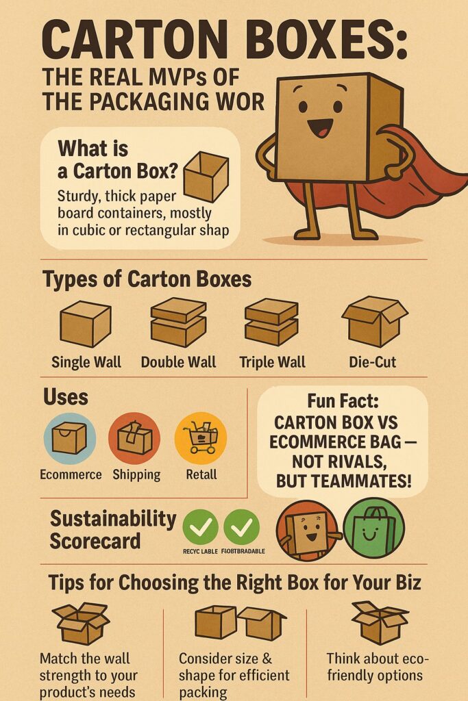 Ecommerce bag + carton box are your FREE branding weapons - make it noticeable for permanent branding influence while it gets carried around