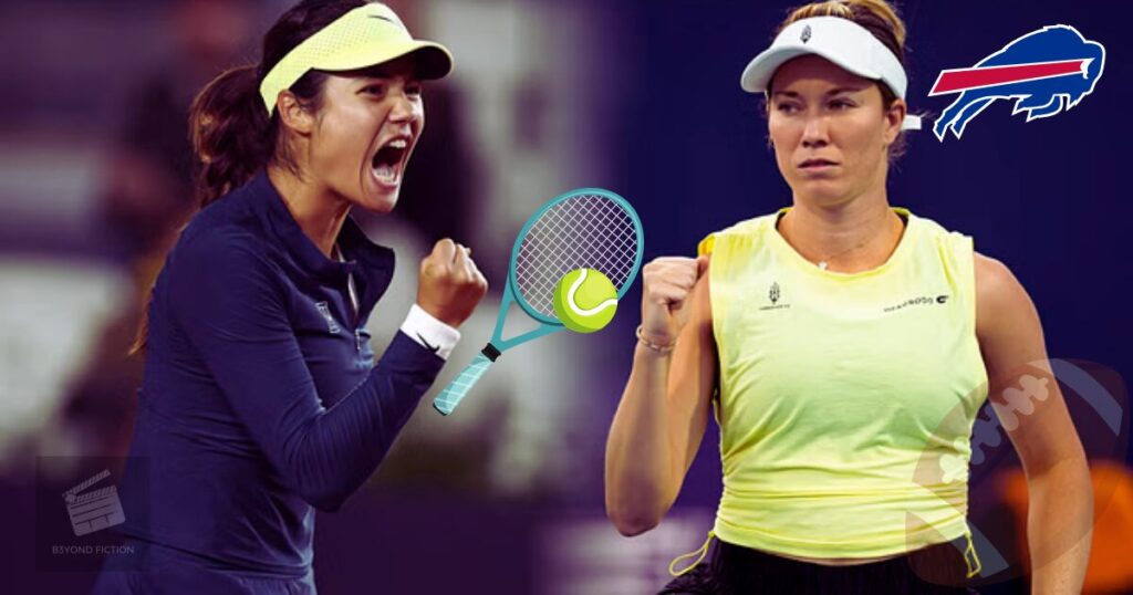 Emma Raducanu vs Danielle Collins at the 2025 Strasbourg Open, days before the French Open.